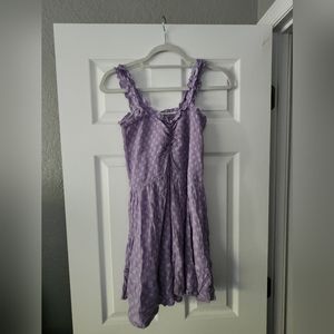 Purple summer dress